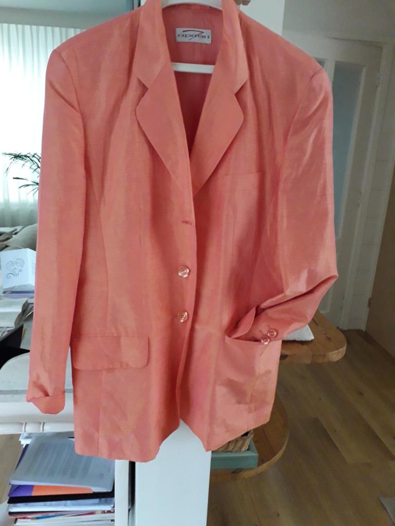 Prachtig gemixt linnen colbert APRIORI, Kleding | Dames, Jasjes, Kostuums en Pakken, Ophalen of Verzenden, Zo goed als nieuw, Maat 38/40 (M)