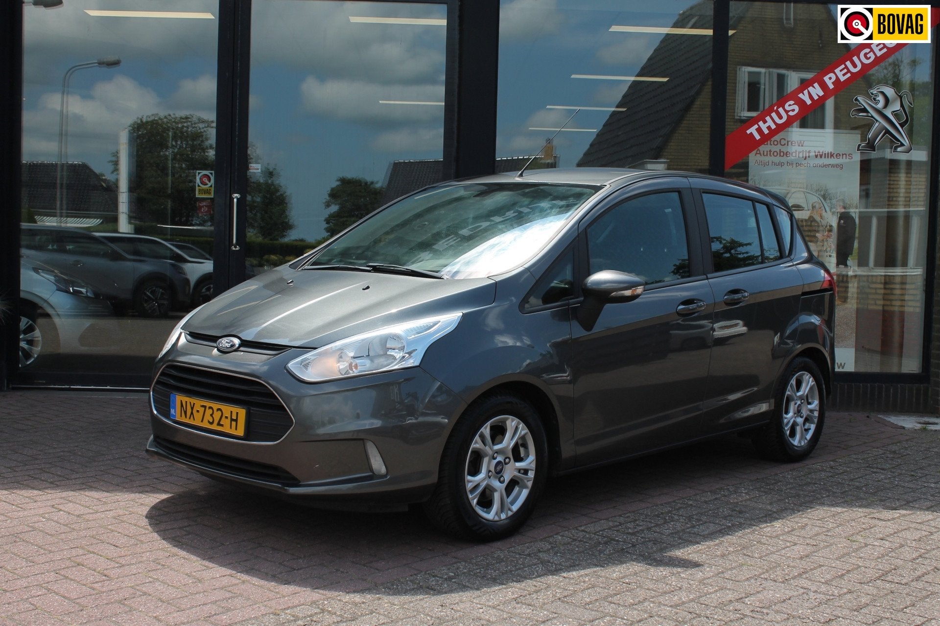 Ford B-Max 1.0 EcoBoost Style Airco/Cruise/LMV!, Voorwielaandrijving, 101 pk, Gebruikt, Start-stop-systeem