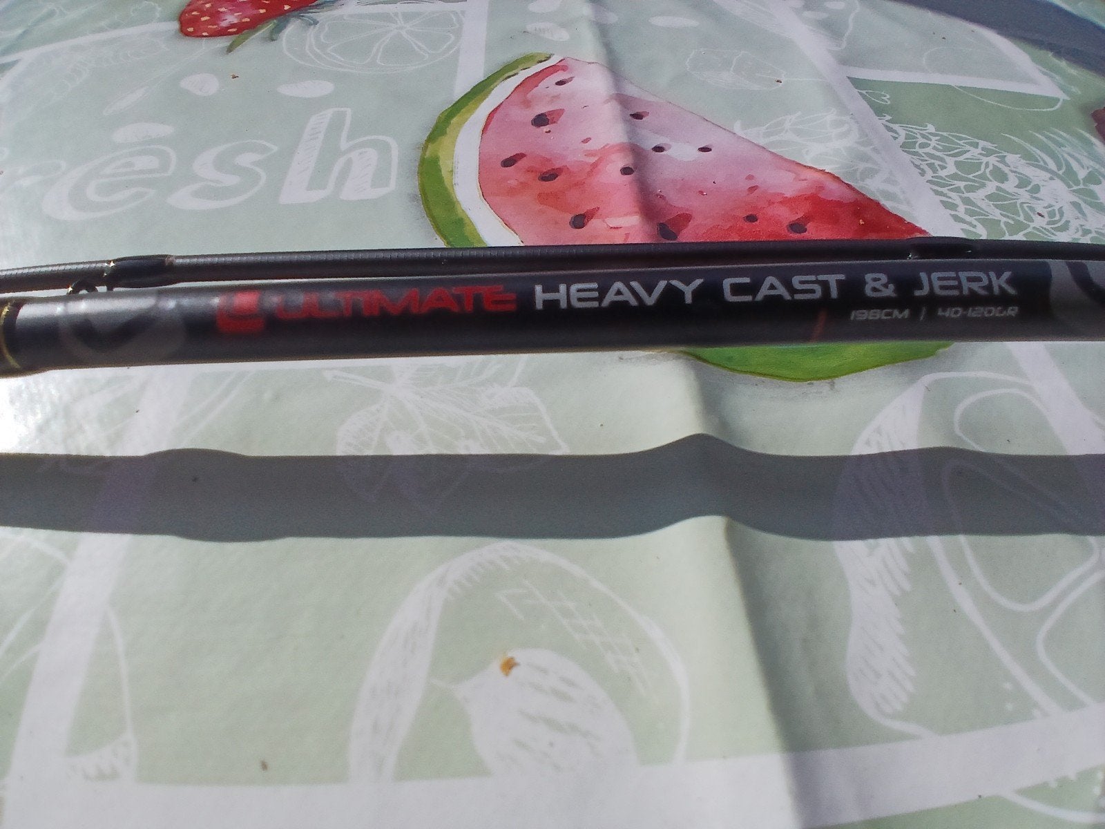 Ultimate Heavy Cast & Jerk Werphengel met Molen, Ophalen, Zo goed als nieuw, Werphengel