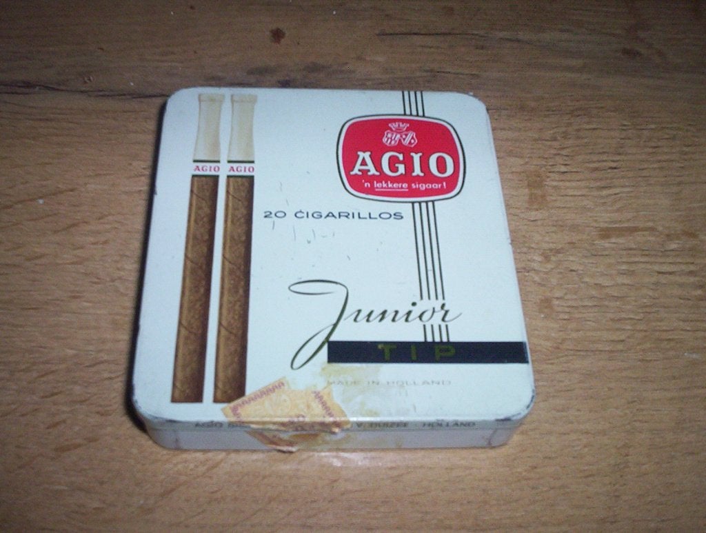 blikje sigaren agio junior tip, Ophalen of Verzenden, Zo goed als nieuw, Overige