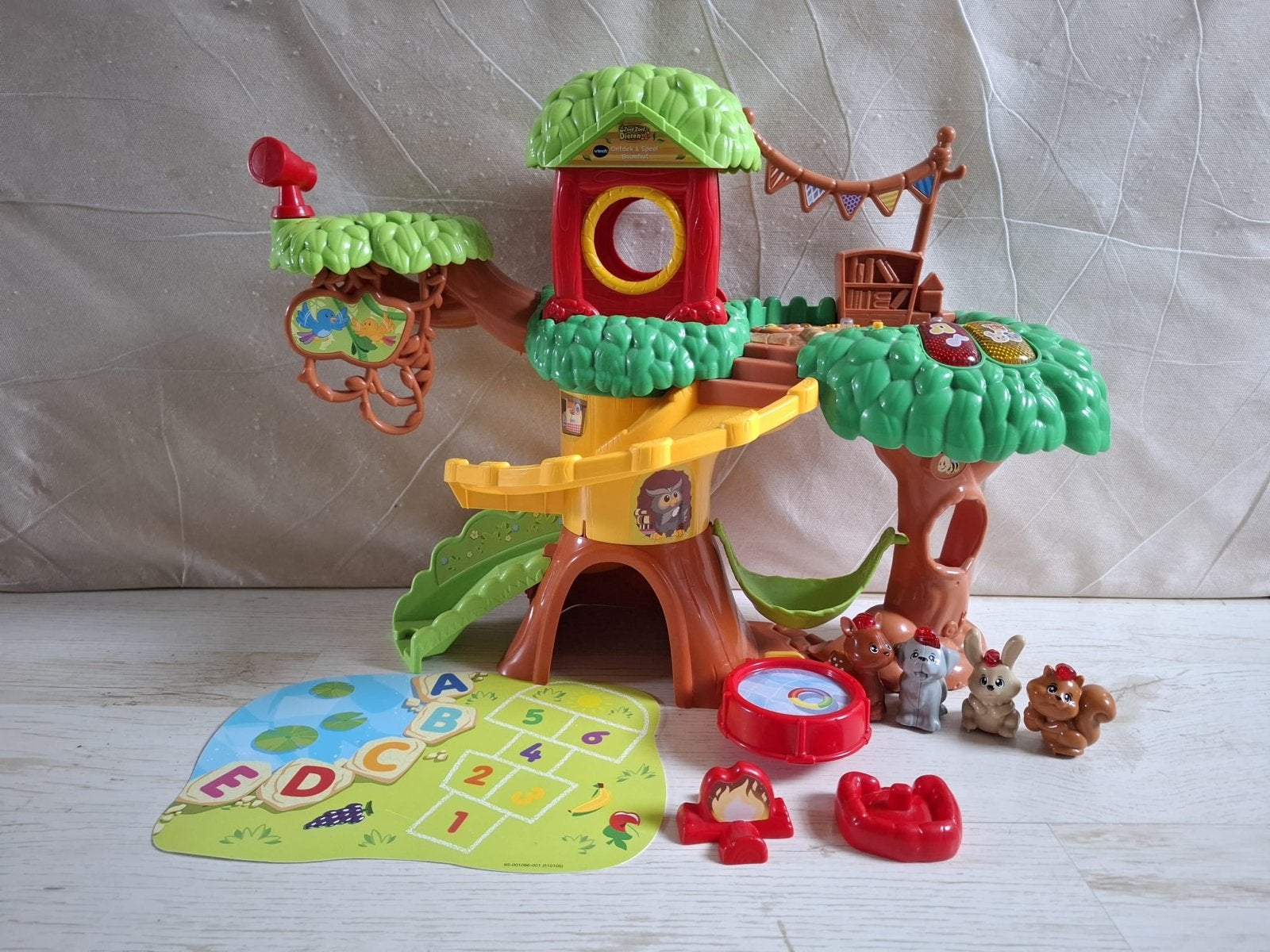 VTech Zoef Zoef Dieren Ontdek & Speel Boomhut, Ophalen of Verzenden, Zo goed als nieuw, Overige typen, Met licht