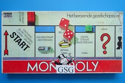 Monopoly groot nr. 010632-13, Ophalen, Gebruikt