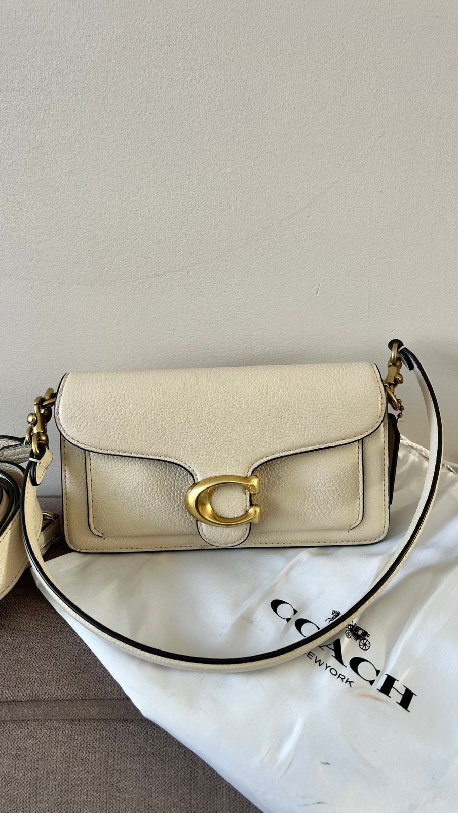Orginele coach tas, Ophalen of Verzenden, Zo goed als nieuw, Beige, Schoudertasje