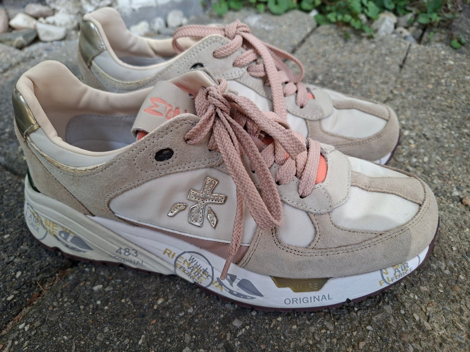 Premiata sneakers maat 38, Beige, Premiata, Ophalen of Verzenden, Sneakers of Gympen