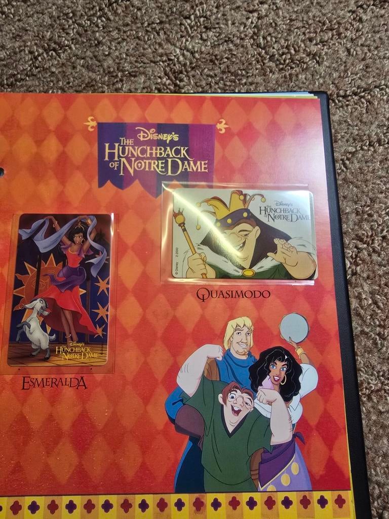 Disney telefoon kaarten in leren band, Ophalen of Verzenden