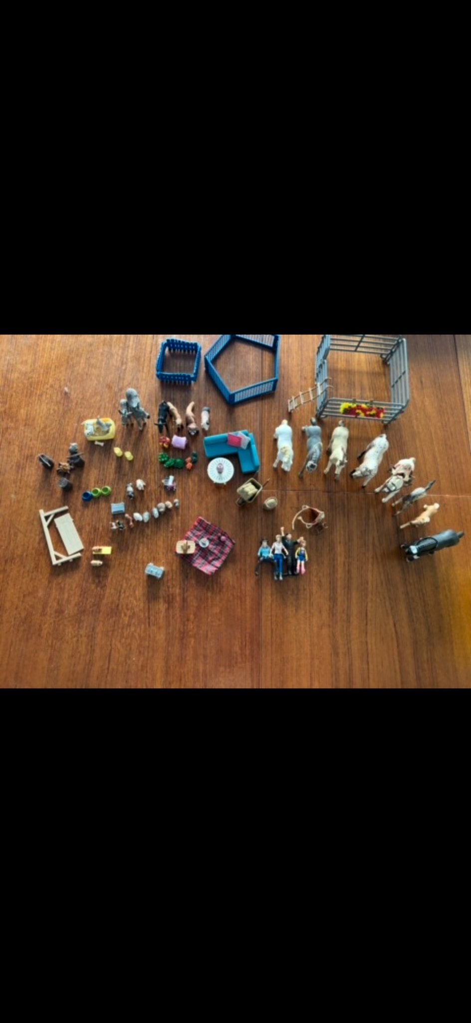 Grote set speelgoed: boerderijdieren, hekken en accessoires, Ophalen of Verzenden, Gebruikt, Jongen of Meisje