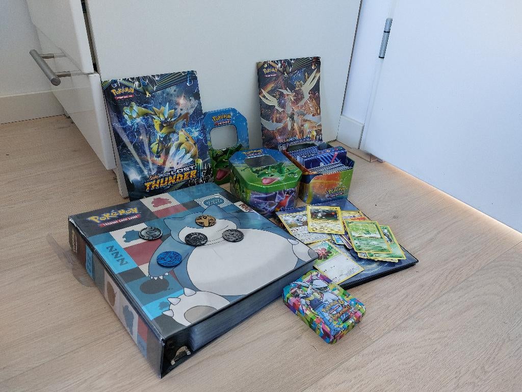 Grote Pokémon collectie twv 400 euro, Ophalen, Zo goed als nieuw, Meerdere kaarten