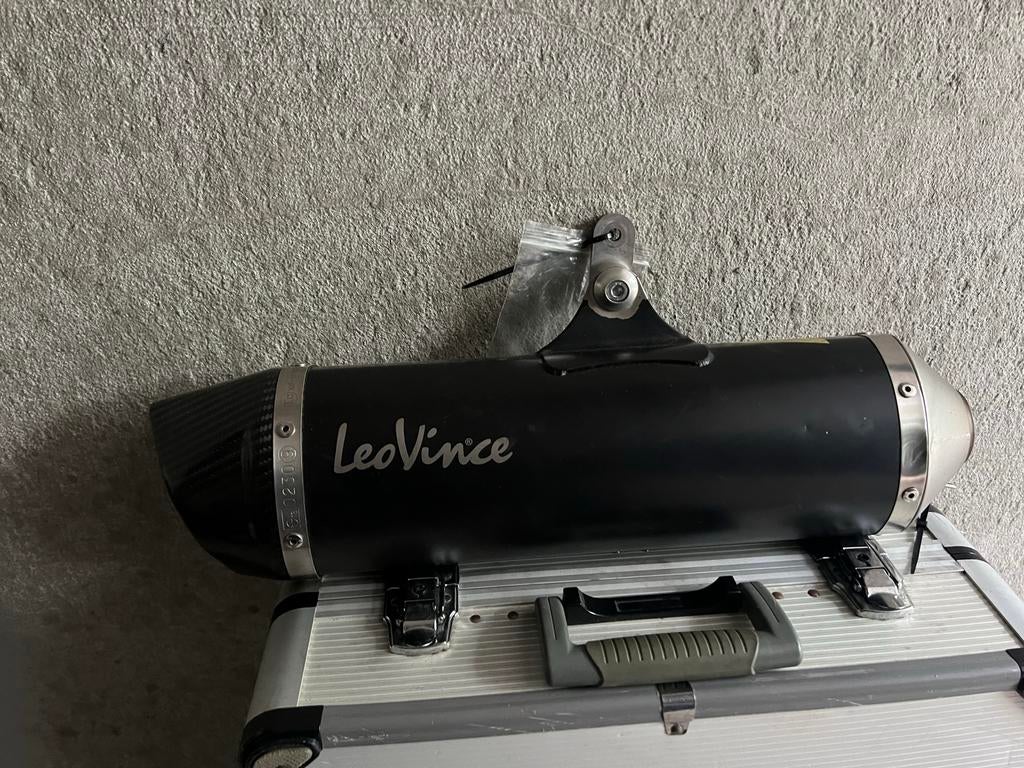 LeoVince uitlaatdemper carbon 50mm, Ophalen of Verzenden, Gebruikt
