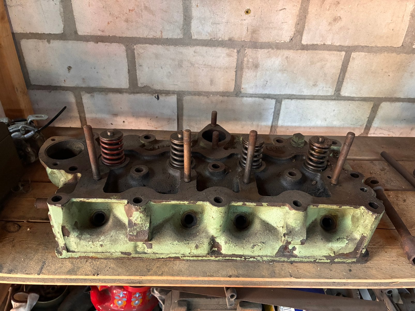 Cilinderkop voor de Nekaf M38A1 willys, Ophalen, Gebruikt, Oldtimer onderdelen