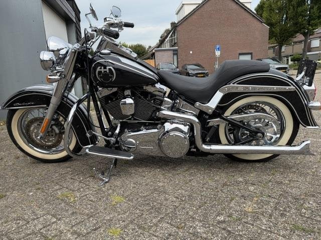 Harley Davidson 96 FLSTN Softail Deluxe| veel opties en Chro, Motoren, Motoren | Harley-Davidson, Chopper, Bedrijf, Meer dan 35 kW