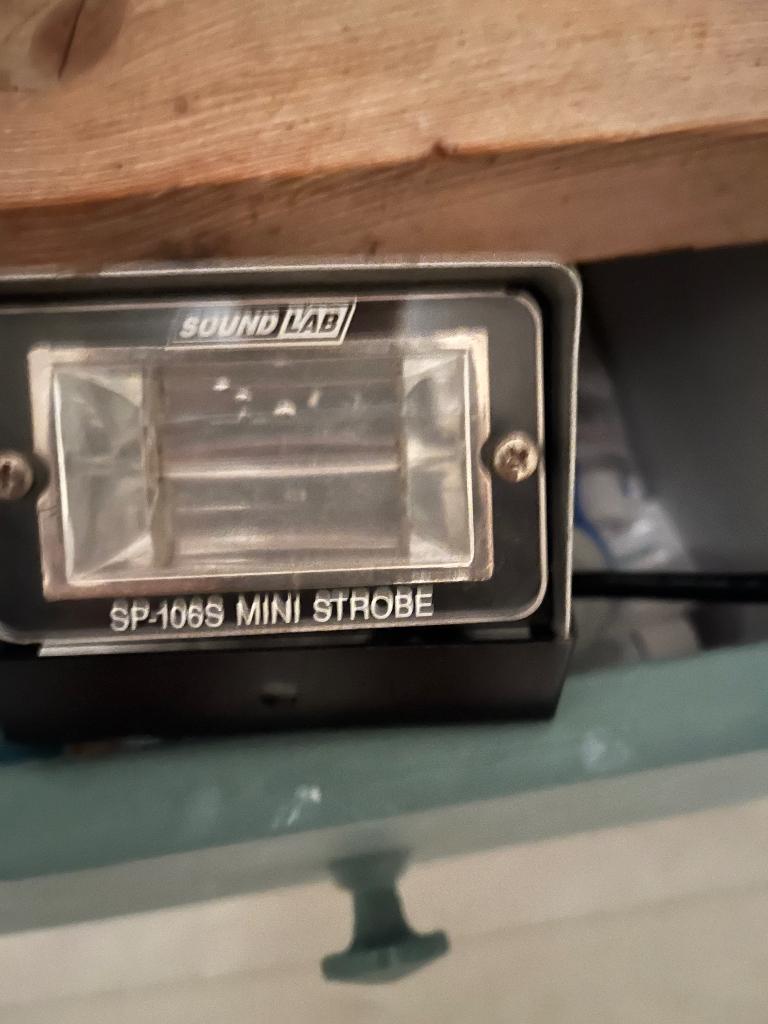 Disco lamp, Ophalen, Zo goed als nieuw