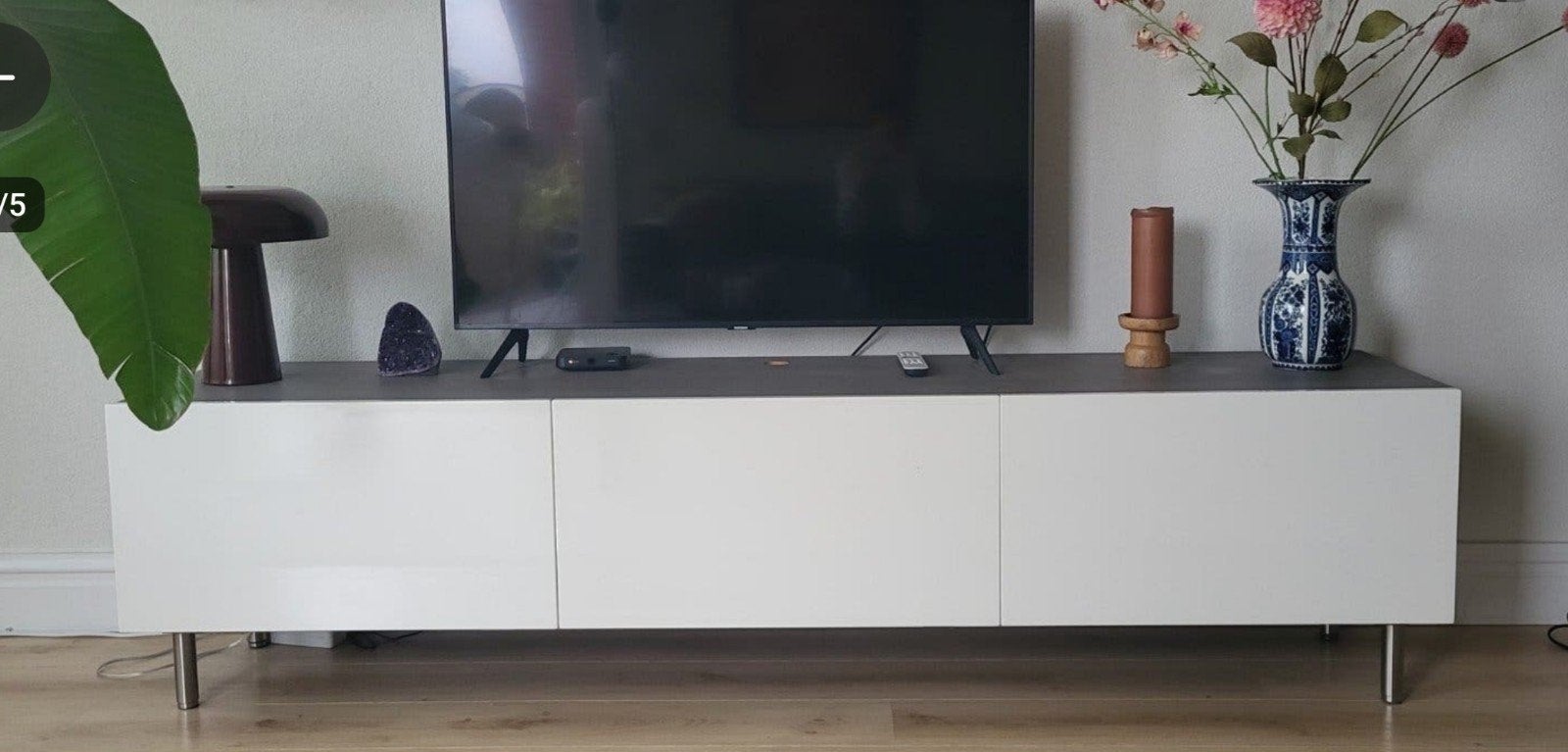 TV-meubel Goossens, Ophalen, Zo goed als nieuw, 200 cm of meer, Minder dan 100 cm