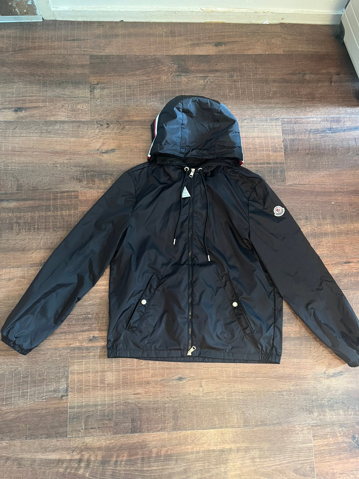 Moncler Grimpeur Jas Maat S Zwart, Kleding | Heren, Jassen | Zomer, Ophalen of Verzenden, Zo goed als nieuw, Maat 46 (S) of kleiner