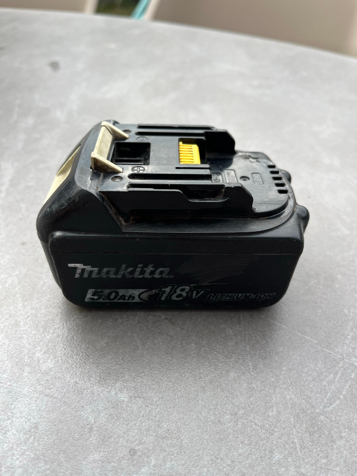 Makita 18V 5.0Ah Li-ion Accu, Ophalen of Verzenden, Gebruikt