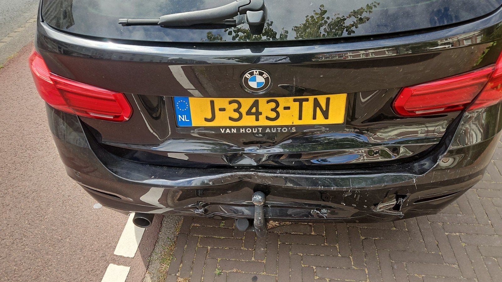 bmw 318d f31 2016, Auto diversen, Zwart, Stationwagon, Ophalen of Verzenden, BMW