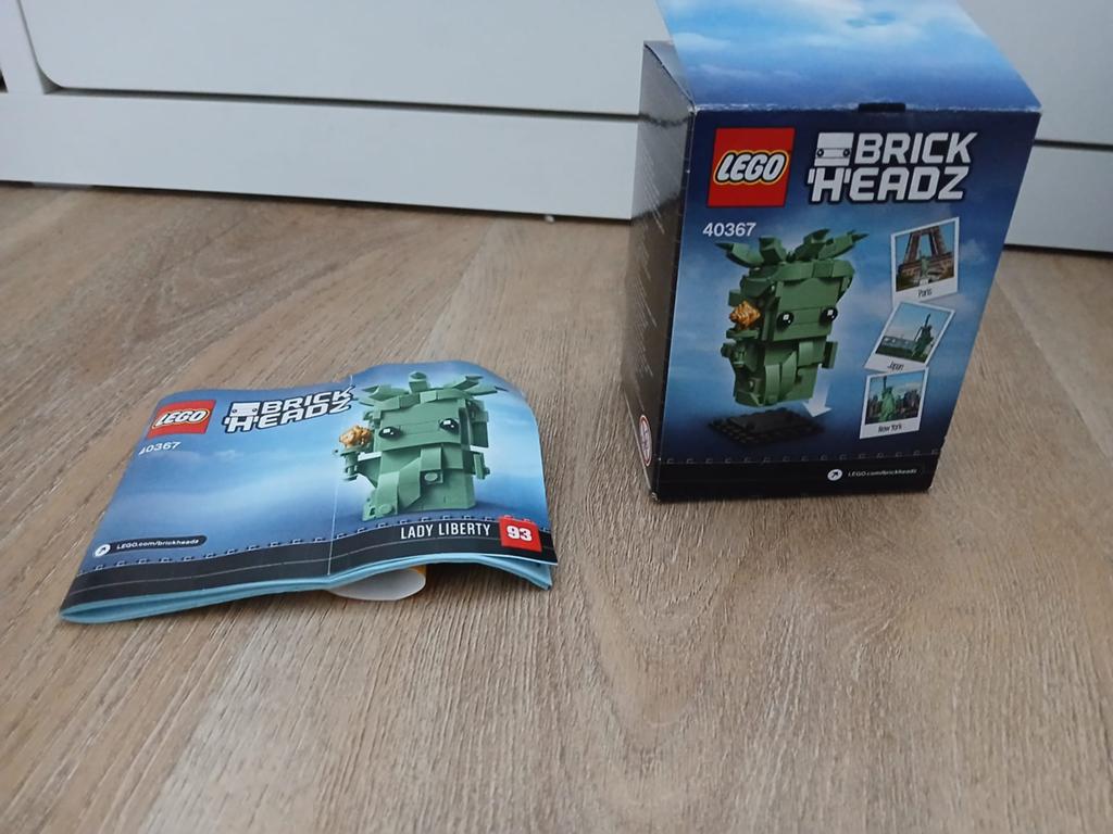 LEGO BrickHeadz 40367 Lady Liberty Vrijheidsbeeld, BrickHeadz, Lego, Ophalen of Verzenden, Zo goed als nieuw