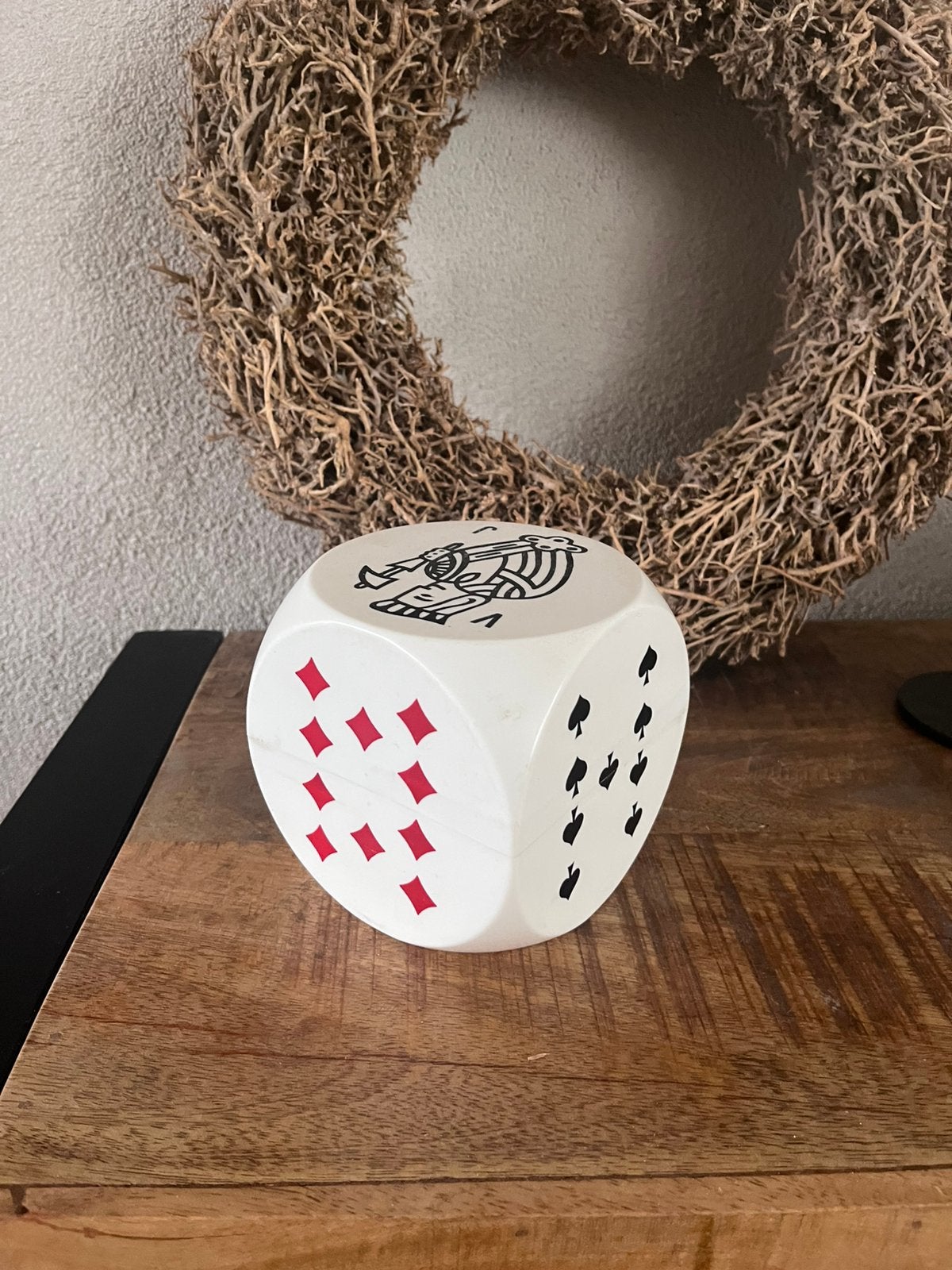 Vintage grote dobbelsteen met opbergruimte jaren ‘70, Ophalen of Verzenden