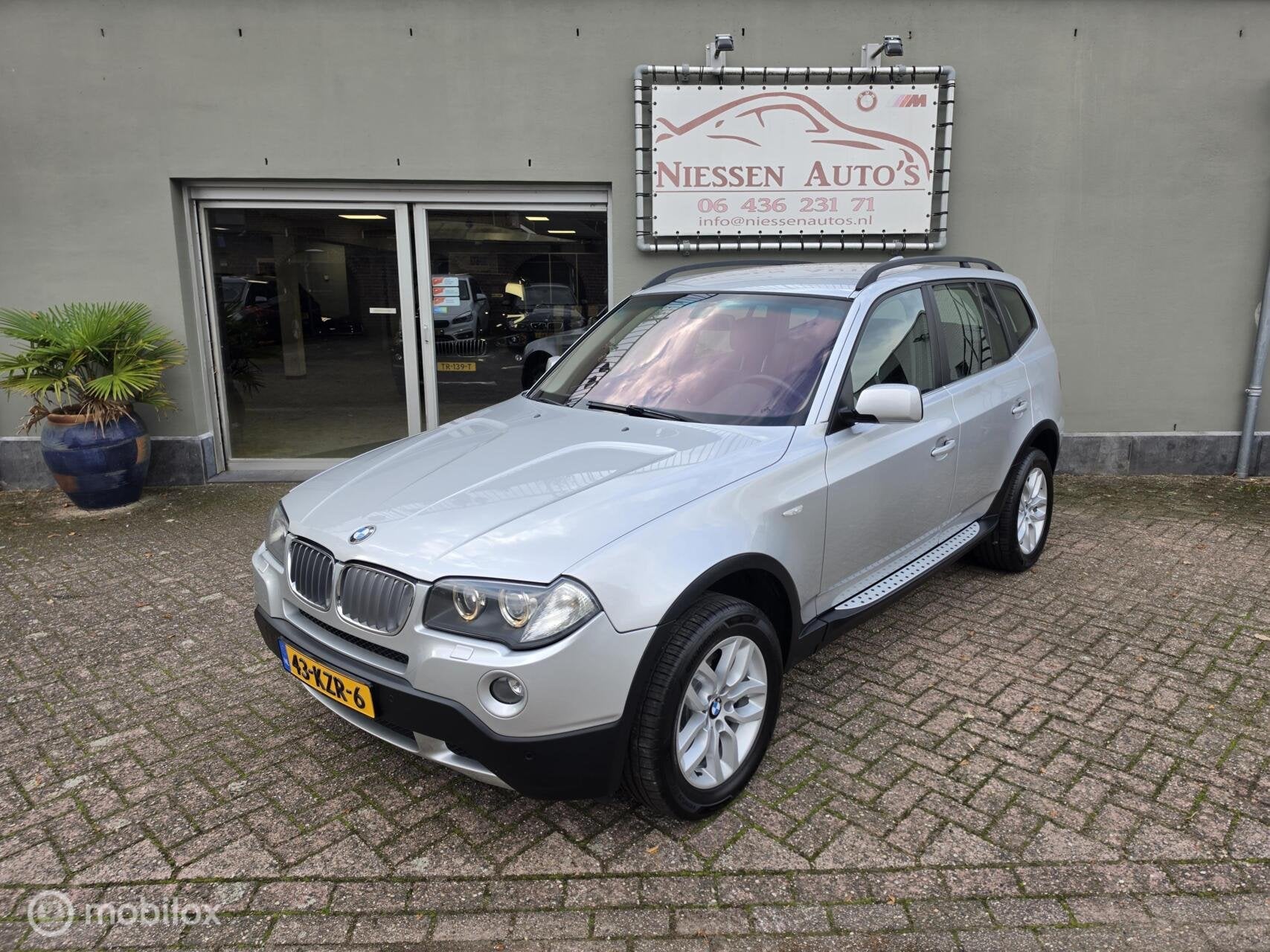 BMW E83 X3 2.5si LCI Executive Leder/Navi/Trekhaak, Auto's, Automaat, 1730 kg, 1800 kg, Zwart