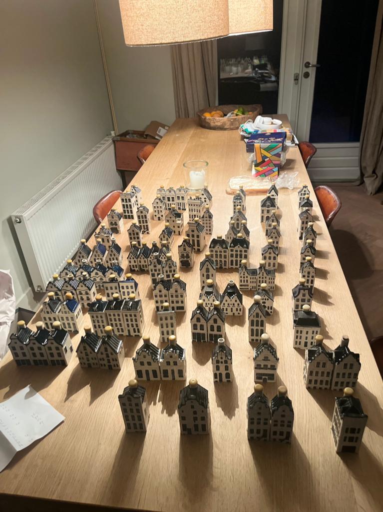 57 KLM huisjes, Ophalen of Verzenden, Zo goed als nieuw, 41 t/m 60