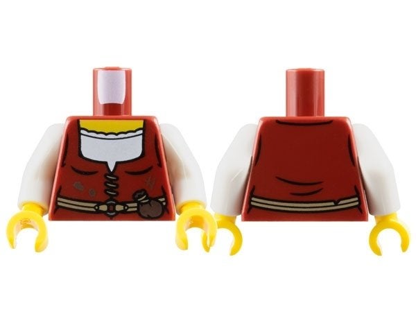 Lego Castle Lion Knights Minifg Torso Burgers Vrouw (NIEUW), Lego, Nieuw, Ophalen of Verzenden, Losse stenen
