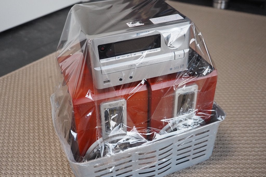 Philips DCM2020 Micro Set CD Speler met Philips Boxen, Ophalen, Philips, Zo goed als nieuw, Microset