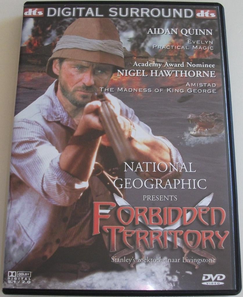 Dvd *** FORBIDDEN TERRITORY *** Zoektocht naar Livingstone, Vanaf 12 jaar, Ophalen of Verzenden, Zo goed als nieuw