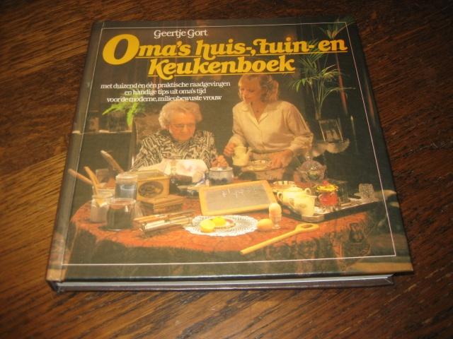 Geertje gort/oma s huis-tuin en keukenboek, Ophalen of Verzenden, Zo goed als nieuw