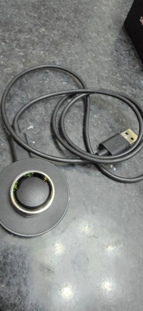 Oura Ring Gen 2, Size 11, Silver, Gebruikt, Oura ring, Ophalen of Verzenden, Waterdicht