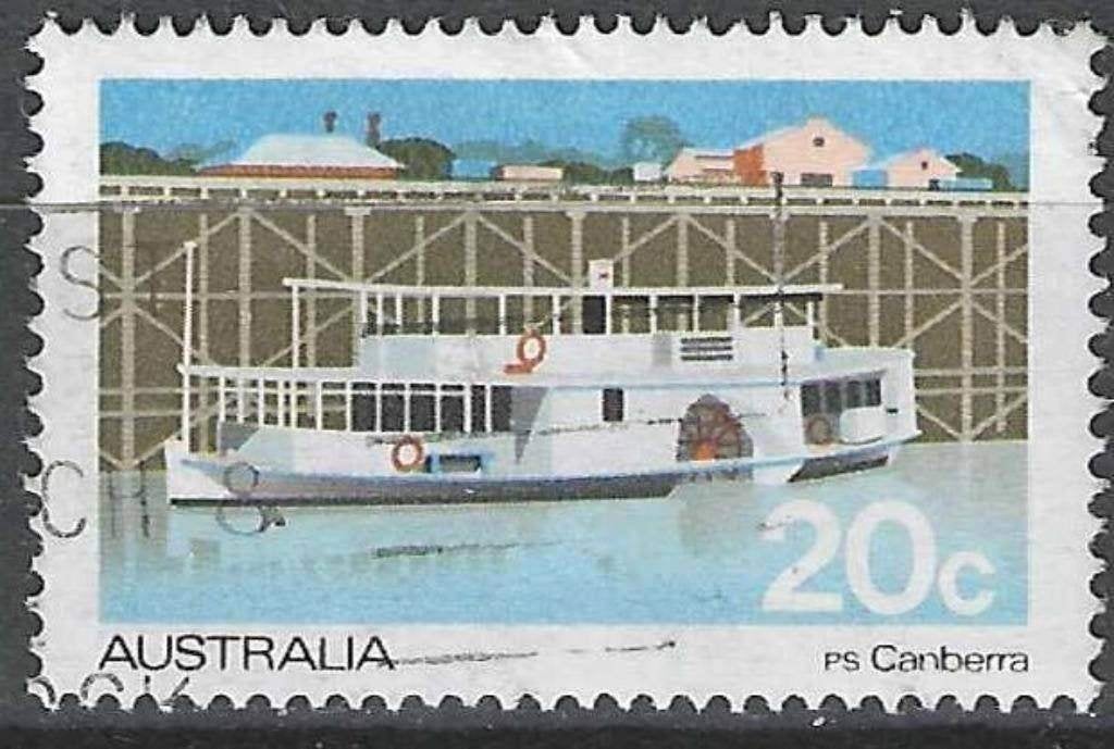 Australie 1979 - Yvert 650 - Ferry-boot Canberra 1912 (ST), Verzenden, Gestempeld