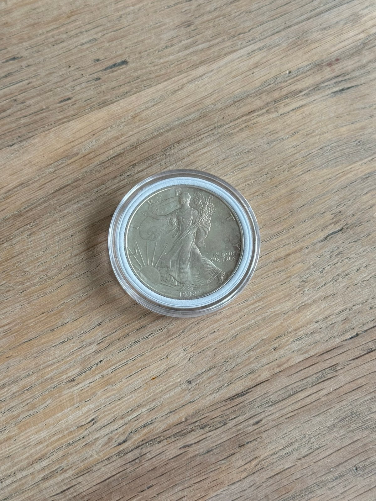 999 zilver 1oz american eagle 1992, Postzegels en Munten, Ophalen of Verzenden, Zilver