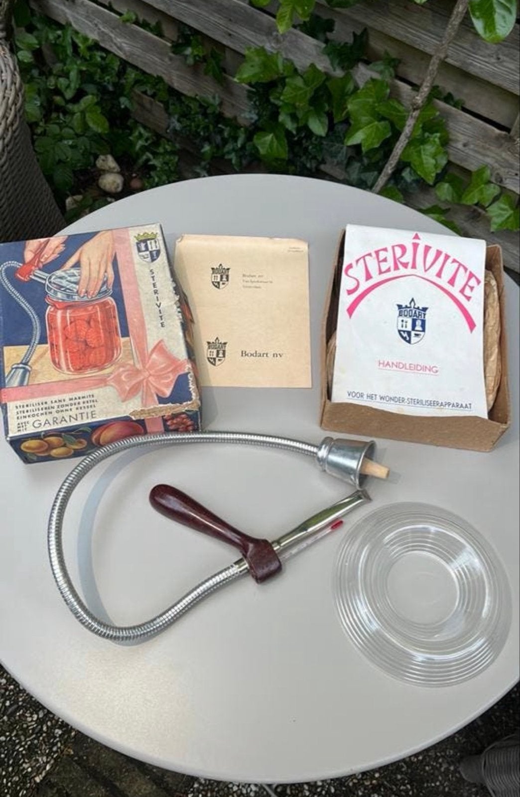 Vintage Steri-Vite Sterilisator met Originele Verpakking, Antiek en Kunst, Ophalen of Verzenden
