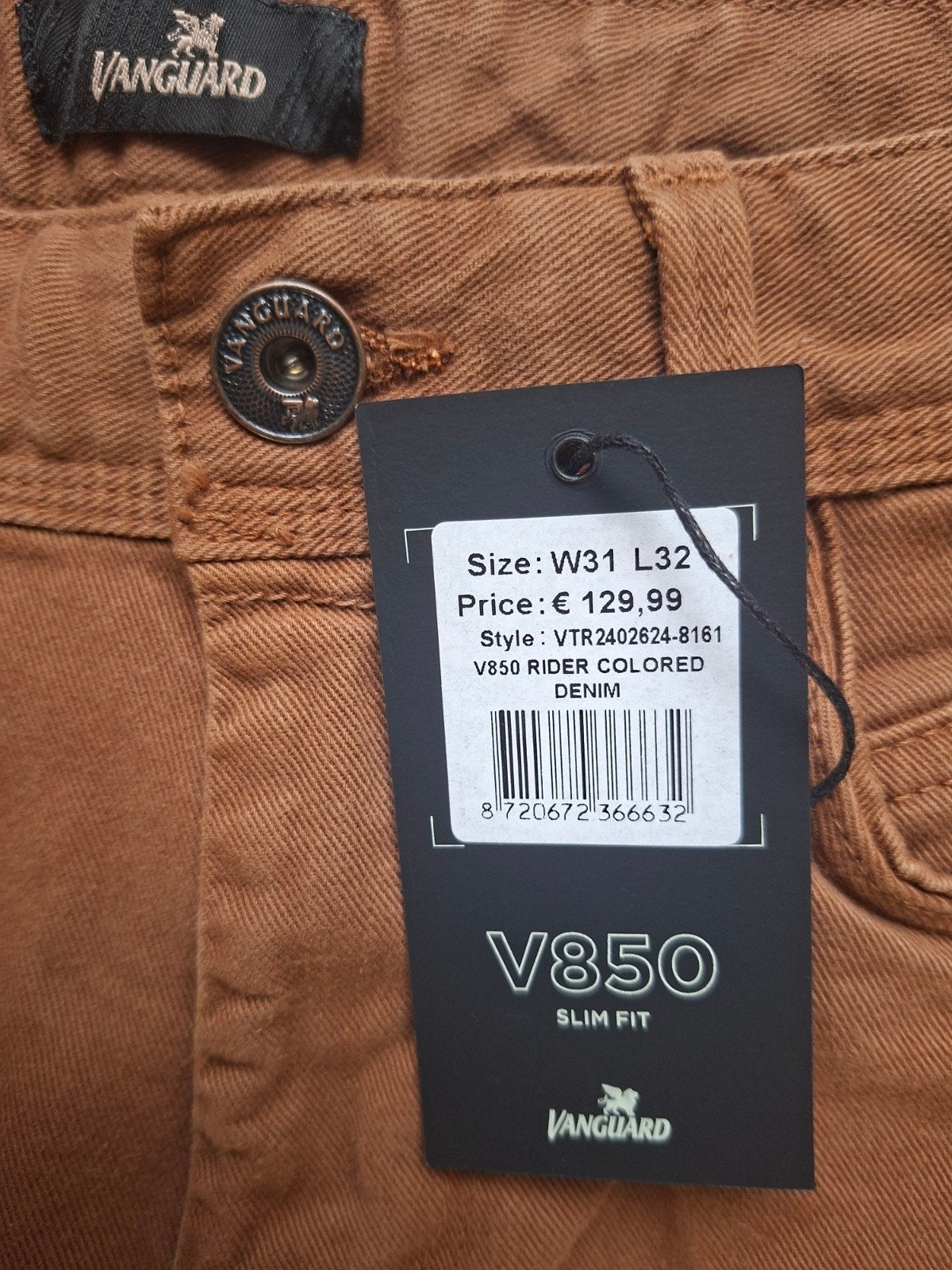 VANGUARD V850 slimfit jeans W31 L32, Overige kleuren, Nieuw, W32 (confectie 46) of kleiner, Ophalen of Verzenden