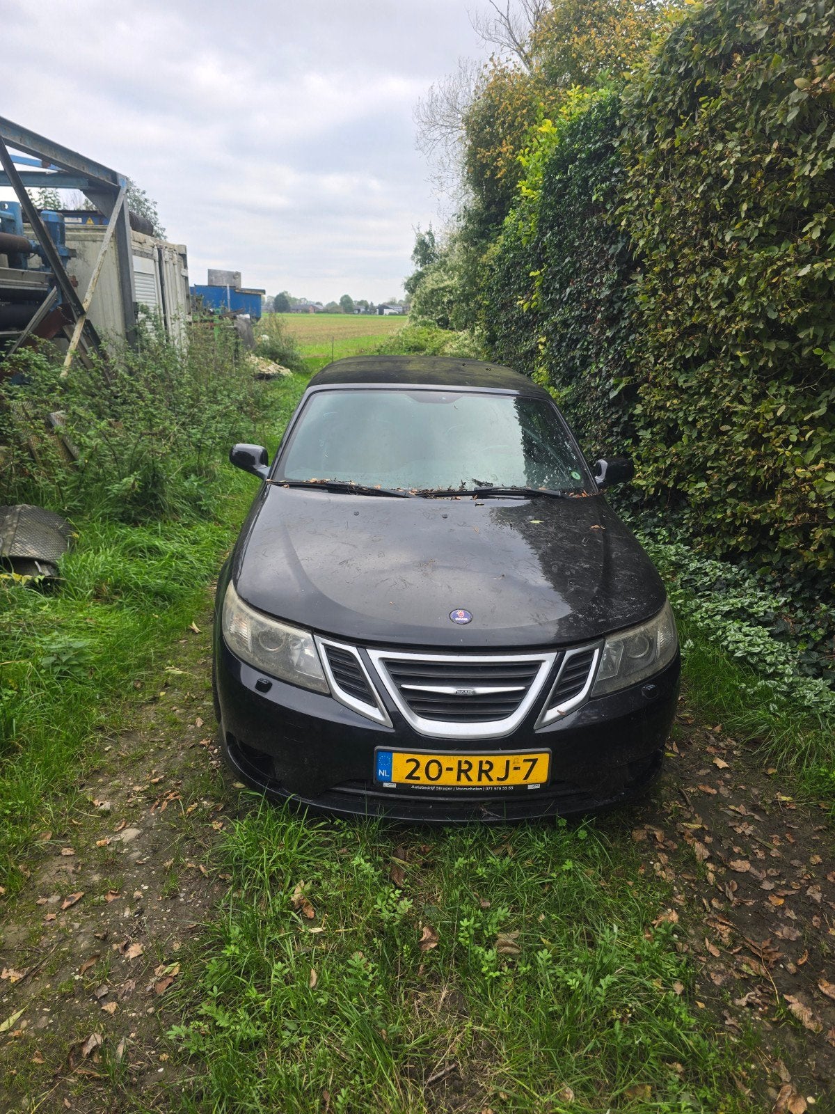 Saab 9-3 1.9 TID 110KW 2008 Zwart, Auto's, 4 cilinders, Cabriolet, Zwart, 14 km/l