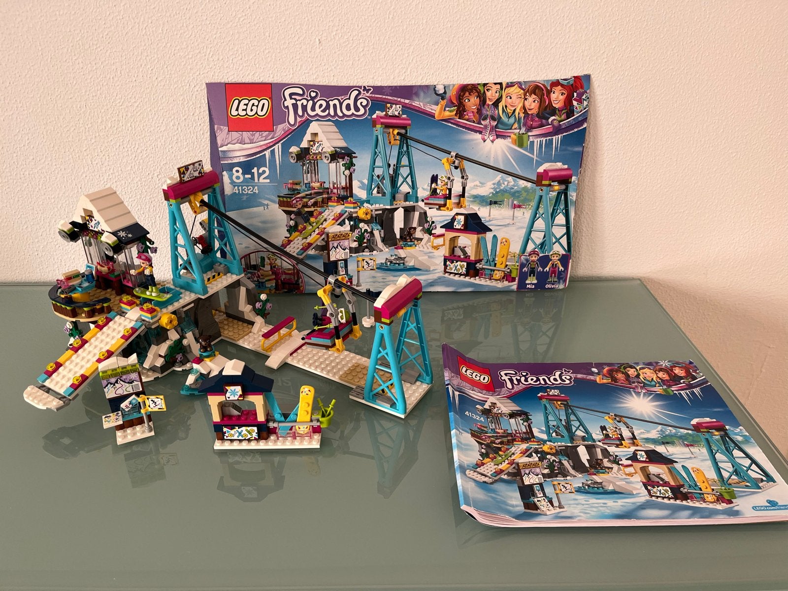 Lego Friends 41324 Skilift compleet met boekje, Ophalen of Verzenden, Zo goed als nieuw