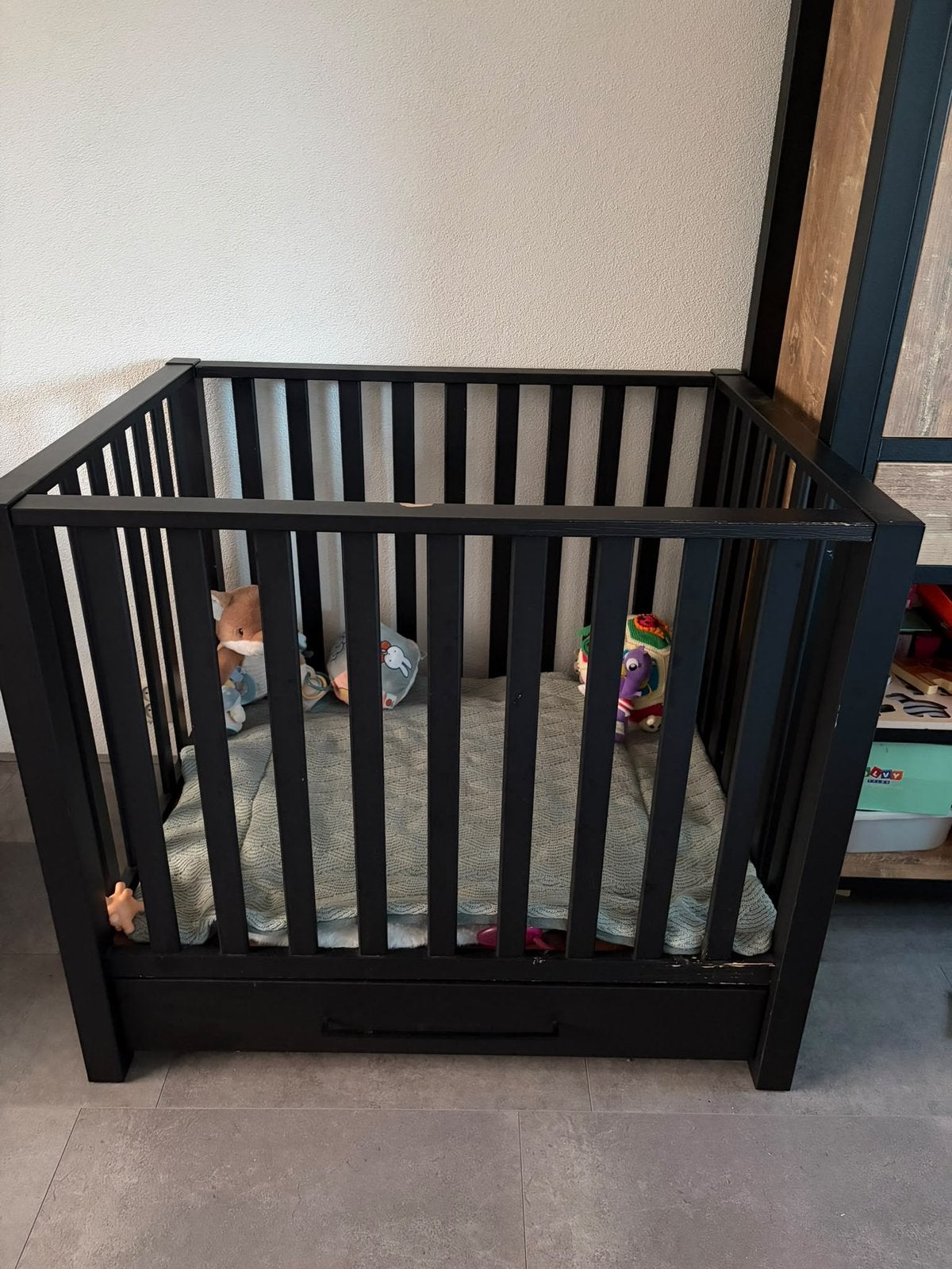 Box gratis, Kinderen en Baby's, Ophalen, Gebruikt, Rechthoekig, In hoogte verstelbaar