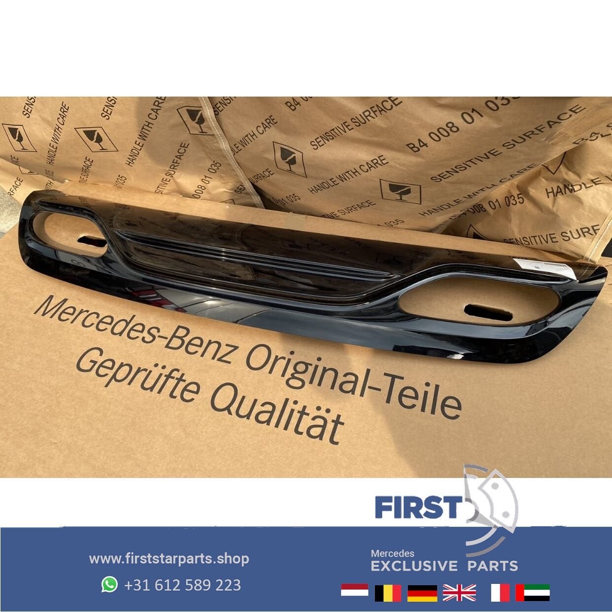 W176 A KLASSE Facelift AMG diffuser origineel Mercedes 2012-, Gebruikt, -, Ophalen of Verzenden, -