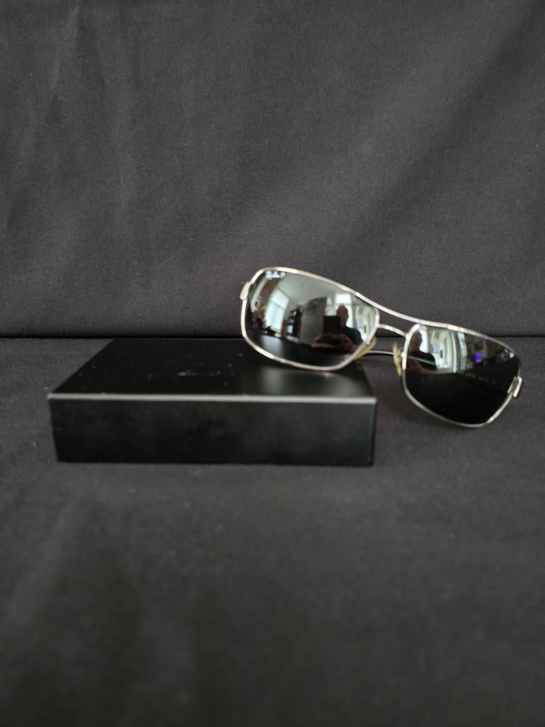 Ray Ban RB3379, green polarized zonnebril, montuur Gunmetal, Overige merken, Zonnebril, Ophalen of Verzenden, Zo goed als nieuw