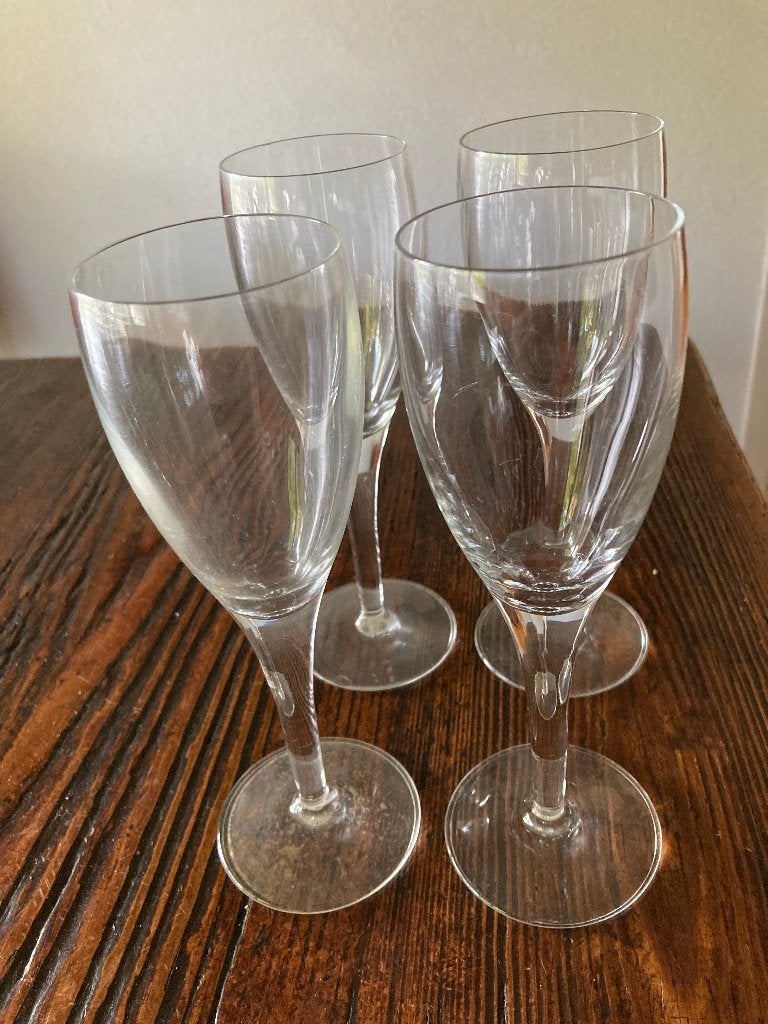 Villeroy & Boch champagne glazen kristal, Ophalen of Verzenden, Zo goed als nieuw, Overige typen