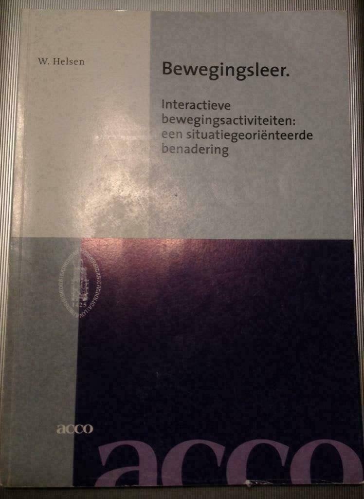 STUDIEBOEKEN - BEWEGINGSLEER - Prof. Dr. Werner Helsen, Gelezen, WO, Beta, Prof. Dr. Werner HELSEN