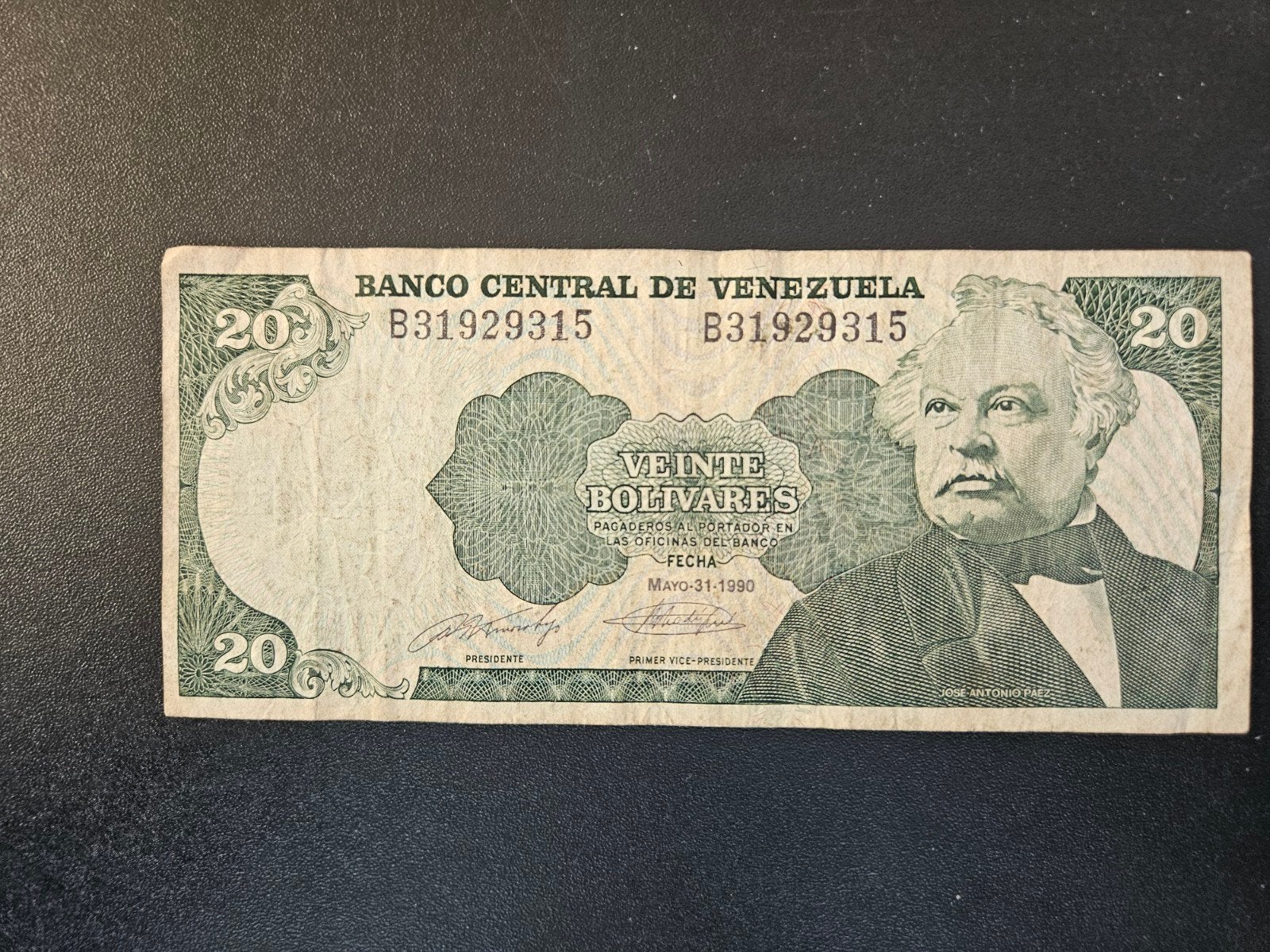 Venezuela pick 63b 1990, Verzenden, Zuid-Amerika, Los biljet