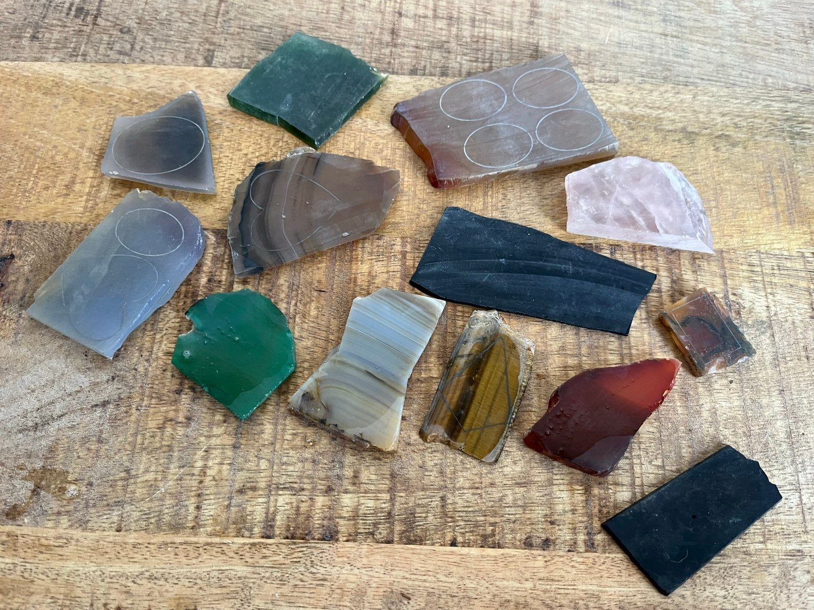 Slijp agaat materiaal edelstenen (lortone), Ophalen of Verzenden