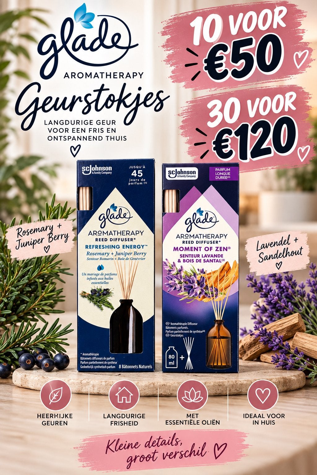 Partij geurstokjes, Ophalen of Verzenden, Nieuw