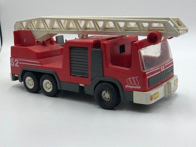 Bespeelde Brandweerauto van Playmobil, Ophalen of Verzenden, Gebruikt, Losse onderdelen, Voertuig