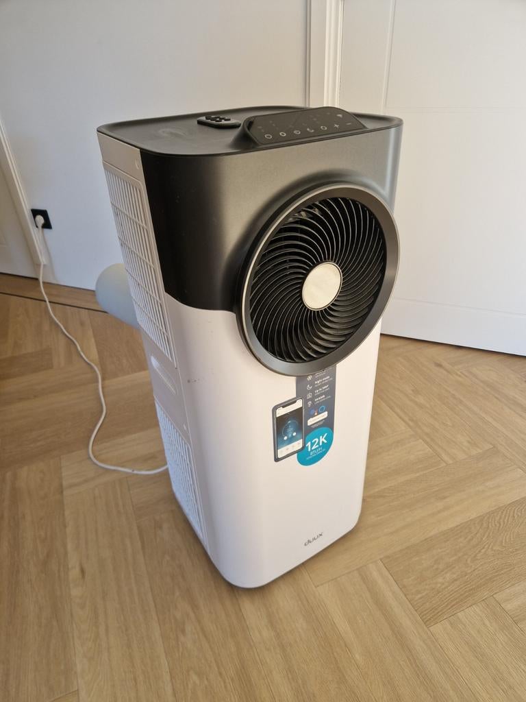 Duux mobiele airco 12.000 BTU (3.4kW) – tot 34m², Ophalen, Minder dan 60 m³, 3 snelheden of meer, Afstandsbediening