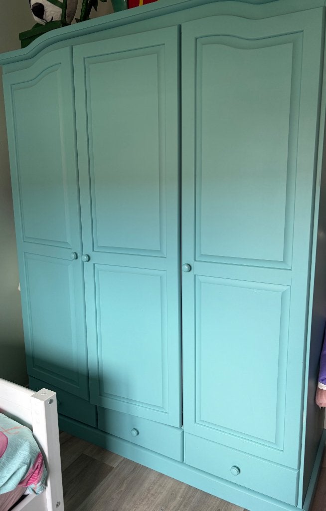 Kledingkast, Huis en Inrichting, Ophalen, Gebruikt, 100 tot 150 cm, Kersenhout
