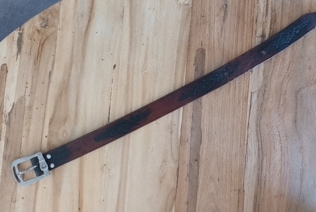 Leren hondenhalsband, Ophalen of Verzenden, Gebruikt