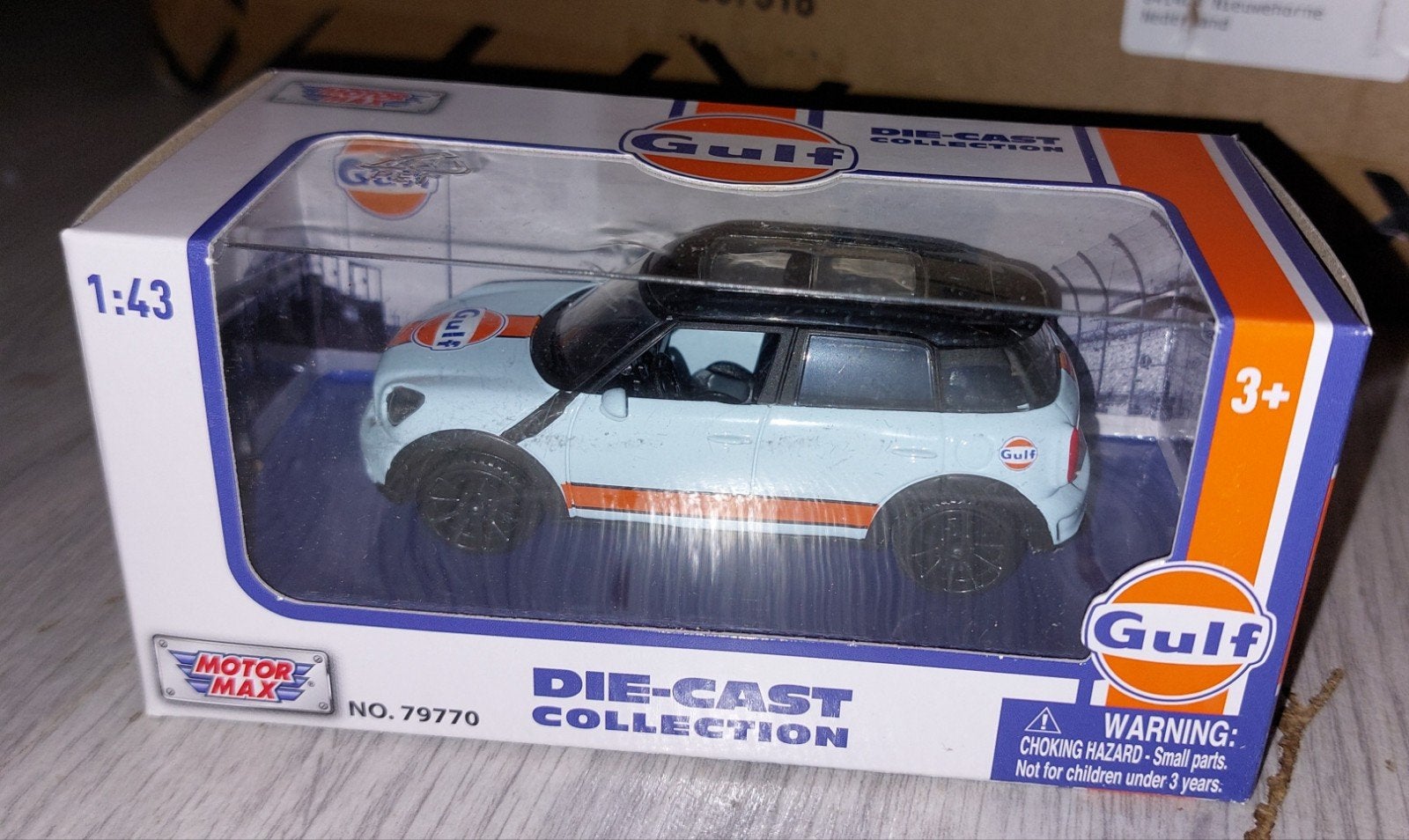 Motor Max Gulf Die-Cast Collectie Auto 1:43, Kinderen en Baby's, Ophalen of Verzenden, Nieuw