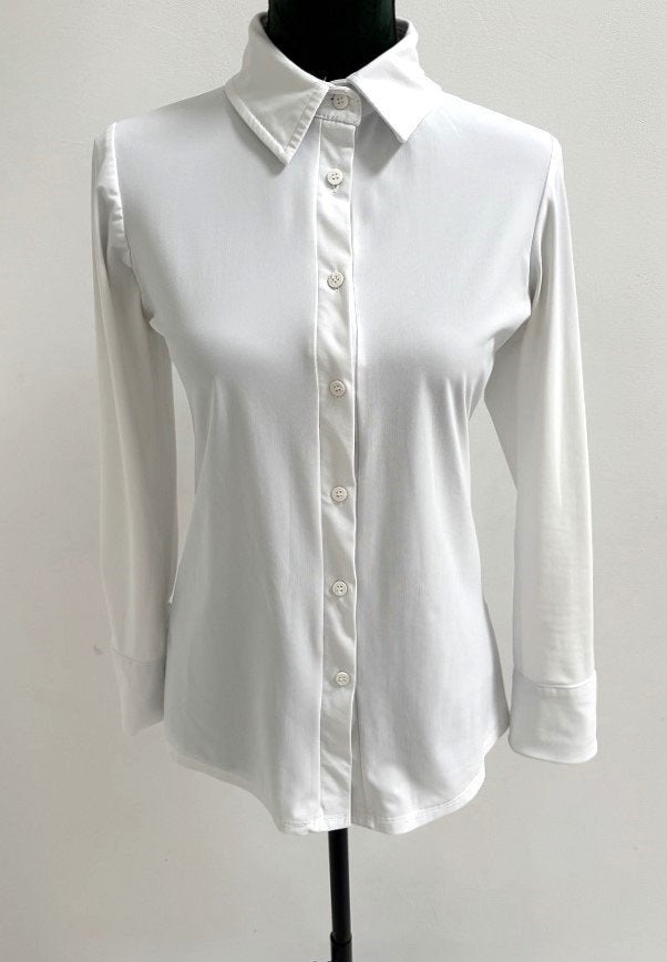 IN NIEUWSTAAT! IN Premium dames travel blouse WIT M, Maat 38/40 (M), Verzenden, Wit, IN Premium