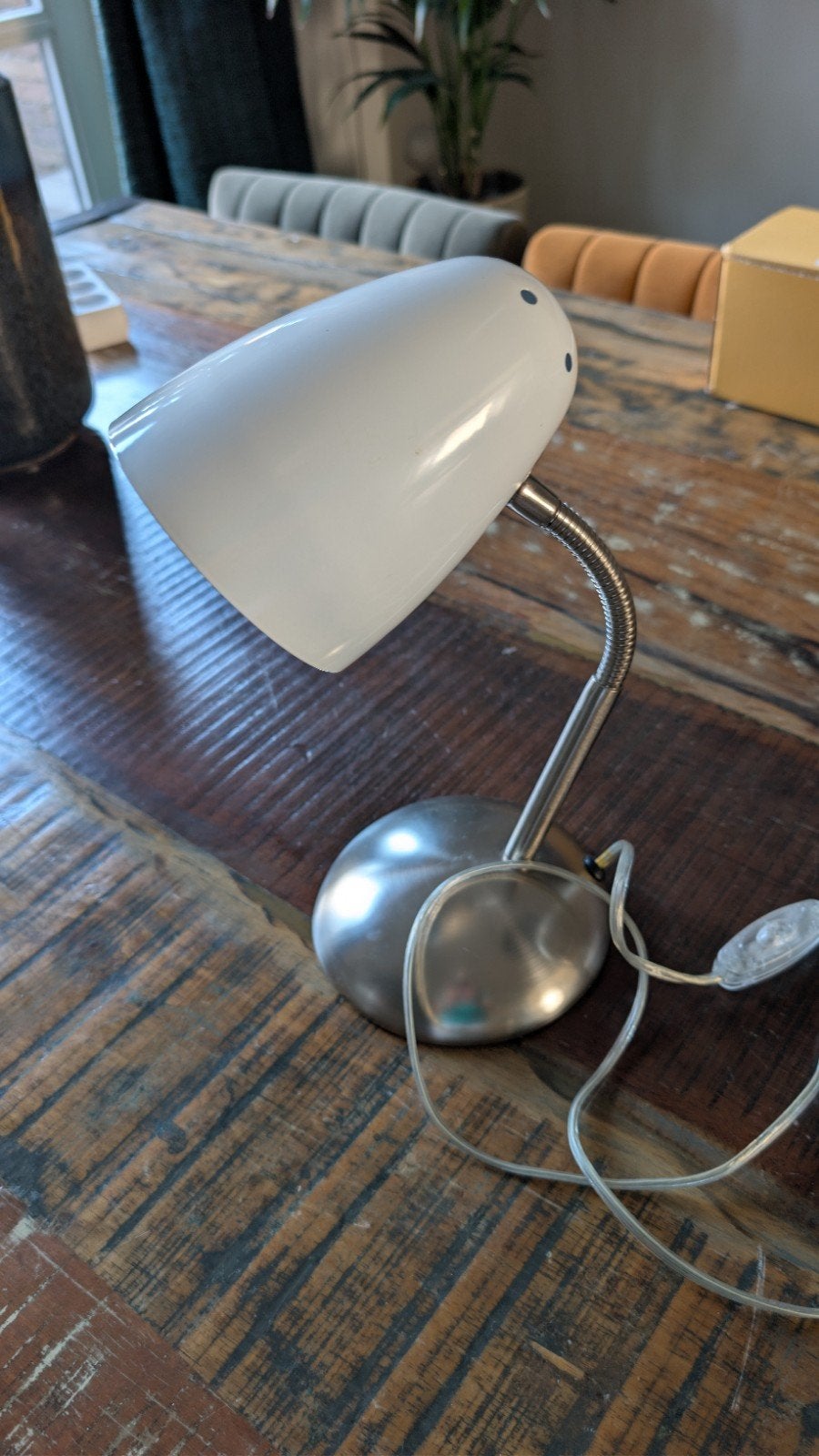 mooie staande lamp, Ophalen, Bureaulamp, E14 (klein), Wit
