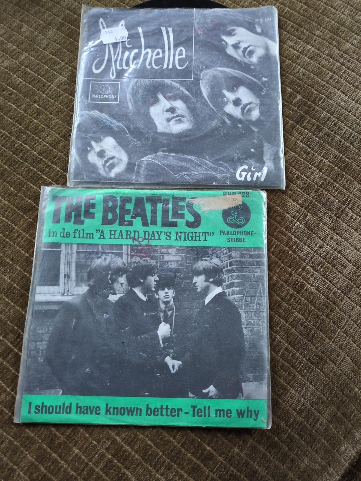 The Beatles, Cd's en Dvd's, Gebruikt, Originele persing, 7 inch, Ophalen of Verzenden